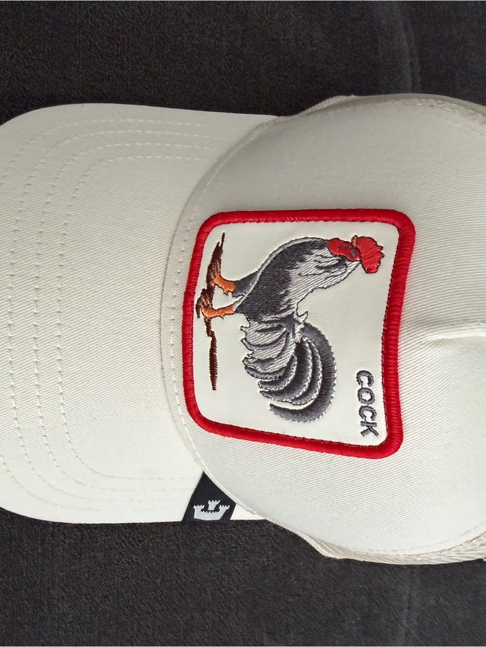 White Rooster trucker hat - Men Accessories